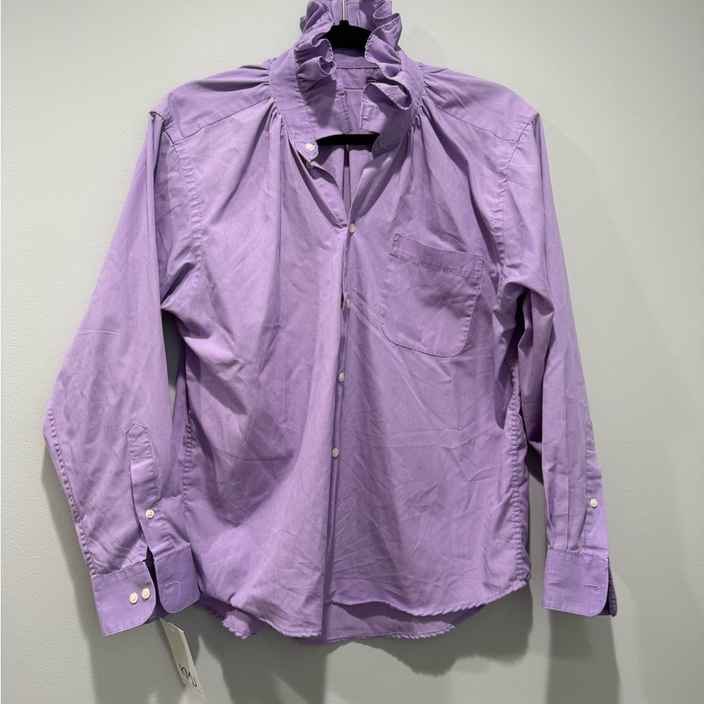 KMJ Quarantina long sleeved women’s ruffle blouse